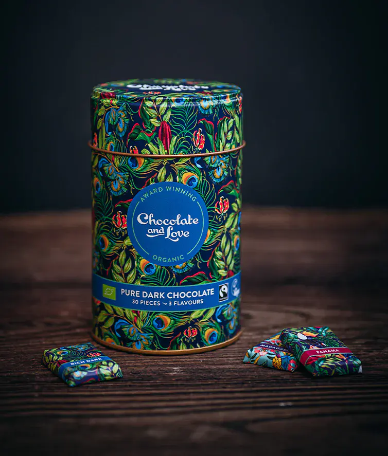 Tin of Dark Chocolate Napolitains