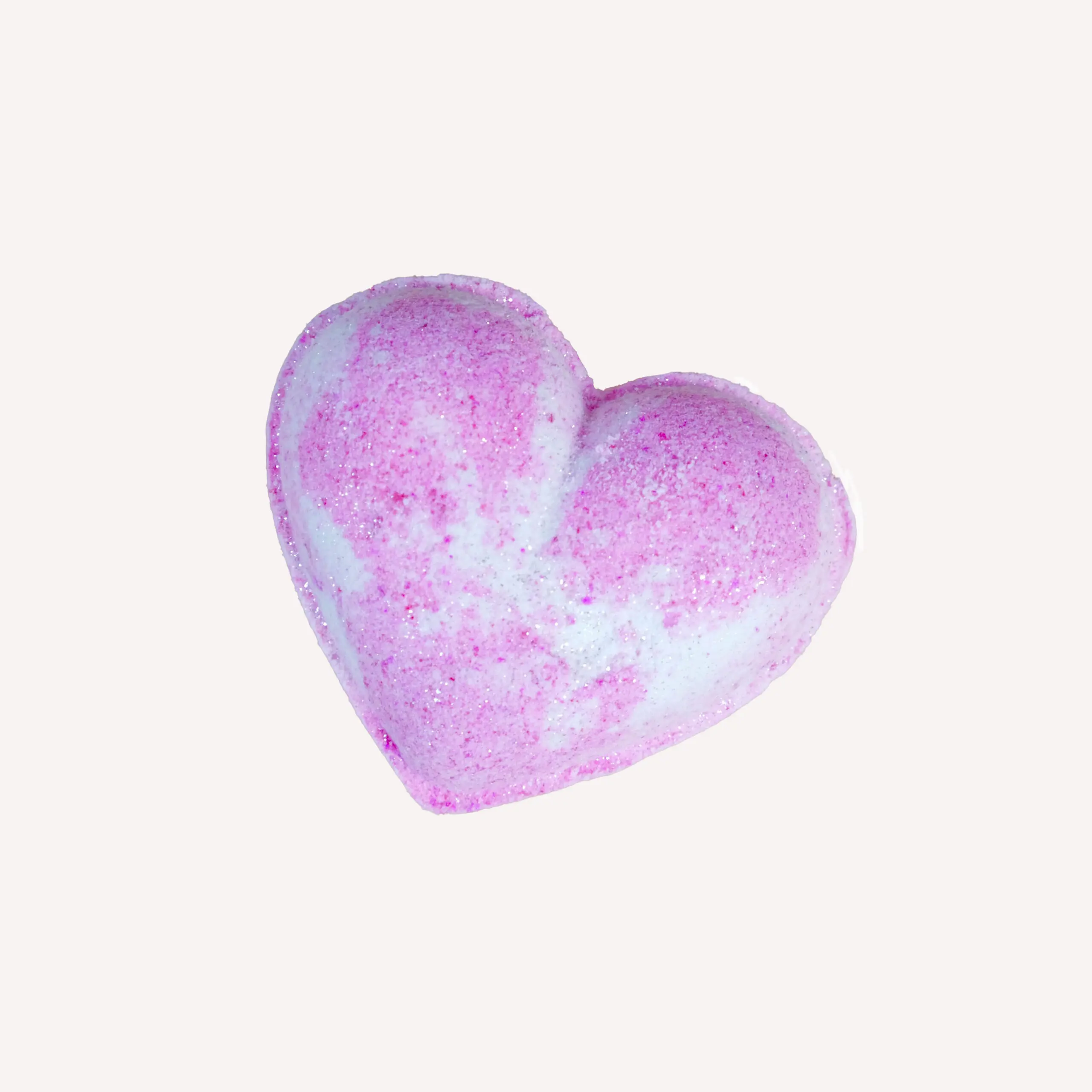 Heart Pink Sparkle Bath Bomb