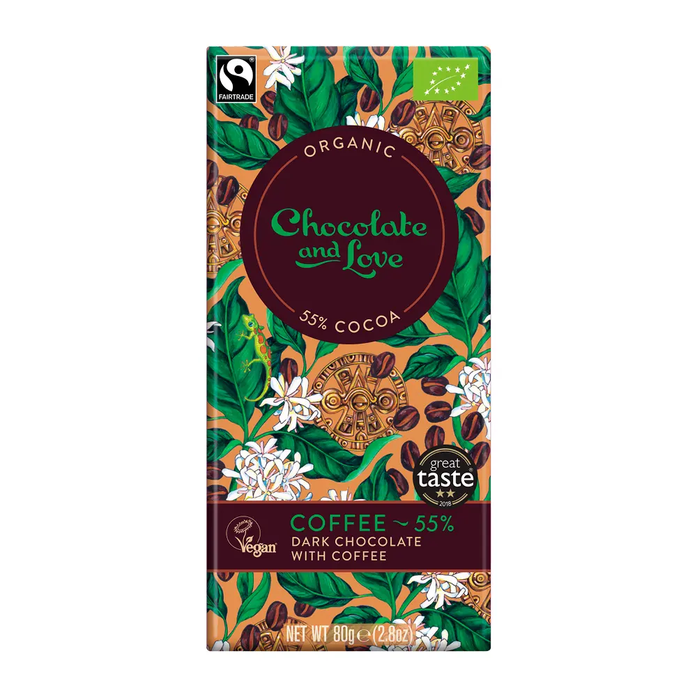 Dark Chocolate With Coffee 80g